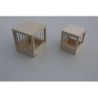 Nestkast hout europees met draad H13,5x11x11cm