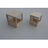 Nestkast hout groot met draad H15,5x14,5x14,5cm